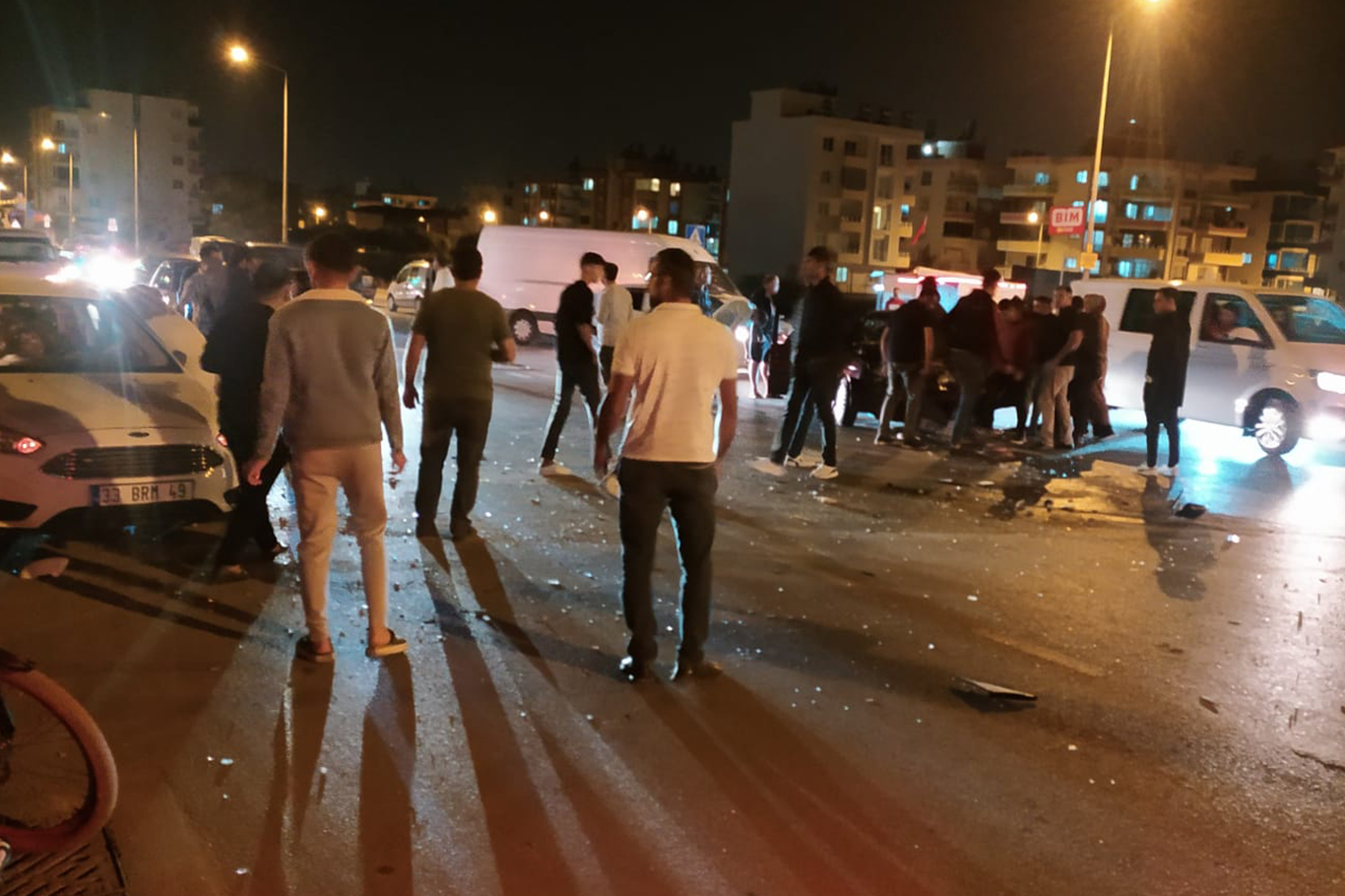Mersin’de trafik kazası: 1’i ağır 7 yaralı 